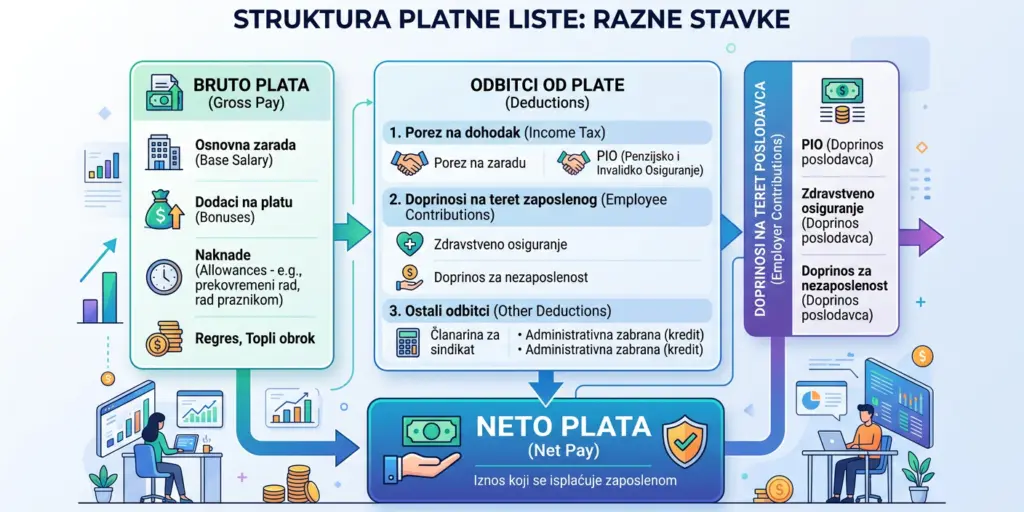 stavke na platnoj listi